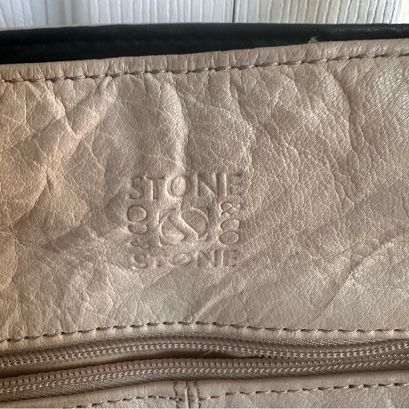 Stone Mountain Venus tote bag in black chino Stone & Co leather purse Tote - Picture 5 of 11